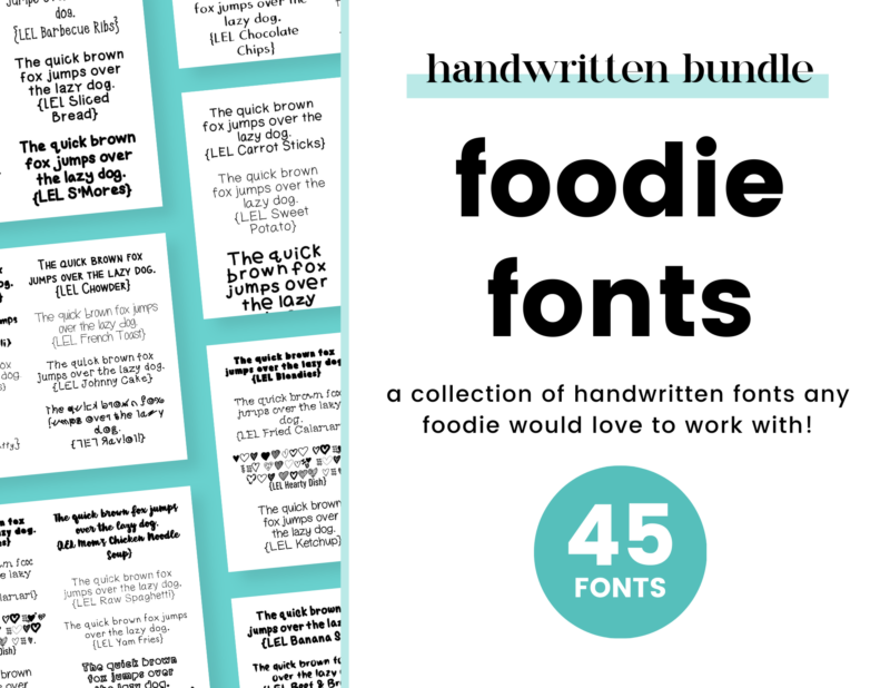 Foodie Fonts