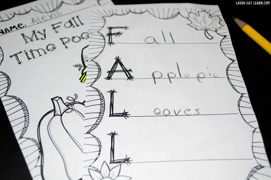 Fall is the perfect time of year to dive into adjectives with our students. Kids have fun making these beautiful and simple acrostic poems based on the autumn weather. Grab the freebie to get started on using poetry in your classroom this fall season! 