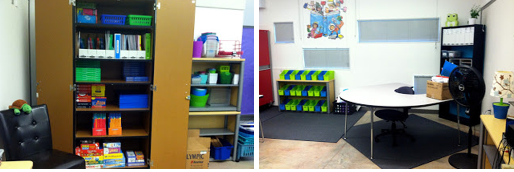 Take a peek at my very first classroom while I'm setting it up!