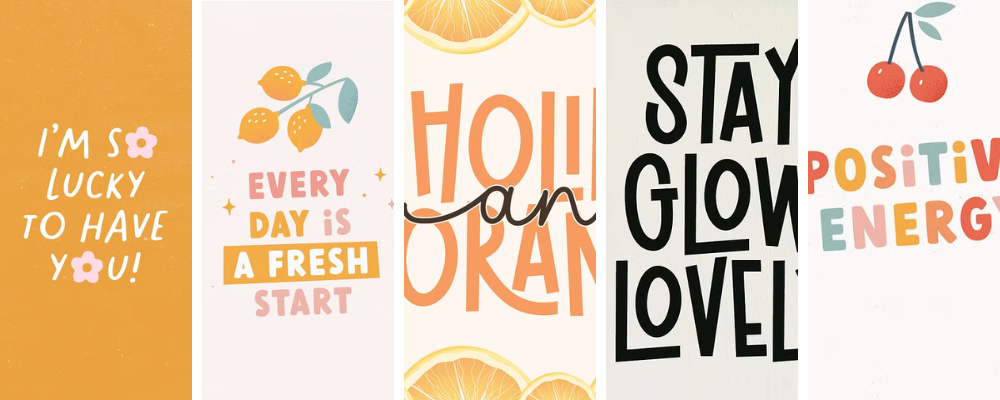Sweet and fruity fonts for the summer