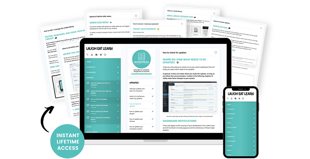 A brand spanking new website always sounds like a good idea, but when it’s time to take control of your website - you may be completely lost. Which is exactly why I created the ultimate WordPress guide for beginners.